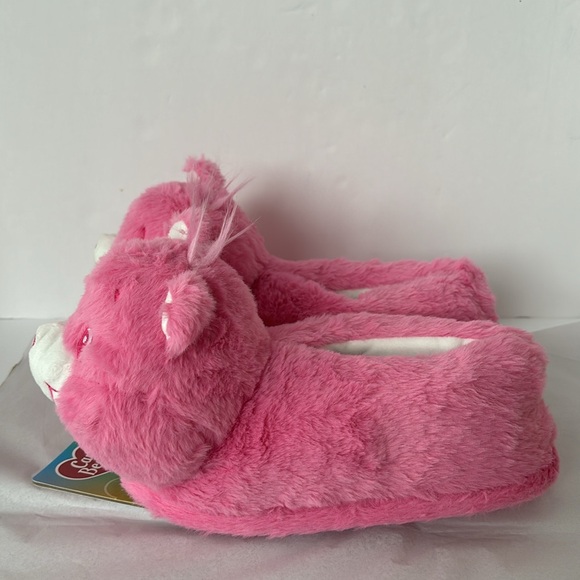 Care Bears 3D Plush Cheer Bear Soft Pink Slippers Shoe Size 7-8 Size M-L - Picture 6 of 6